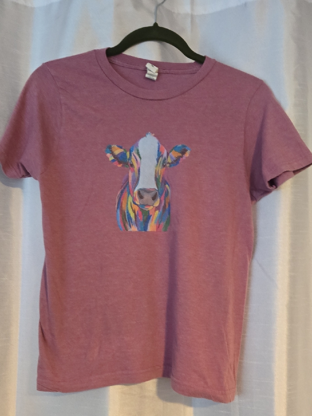 Kids Pink Cow Graphic Tee